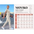 thumbnail image 7 of MOYIKO Two Piece Sets for Women Lounge Sets Casual Short Sleeve Tops and Long Pants Vacation Travel Summer Outfits, 7 of 7