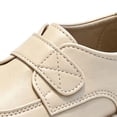thumbnail image 4 of Kids Dress Shoes Wide Toe Casual Loafer Shoes with Hook‑and‑Loop Strap Flexible Chunky Sole for Formal and Daily Occasions, 4 of 6