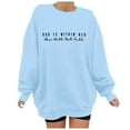 thumbnail image 2 of Women's Sweatshirts 2025 God Is Within Her She Will Not Fall Sweatshirt Christian Pullover Tops Sweatshirt for Women, 2 of 6