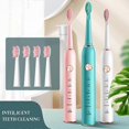 thumbnail image 3 of Electric Toothbrush Oral Care Rechargeable Toothbrush 2-Minute Timer 30-Second Reminder 180-Minute Battery Life IPX7 Waterproof Comfortable Grip, 3 of 5