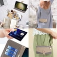 thumbnail image 4 of ELEHOLD for Samsung Galaxy S24 Ultra Leather Wallet Case with Card Slots Cash Pocket Zipper Purse Hidden Mirror,Luxury Crossbody Metal Chain Strap Wallet Samsung S24 Ultra Case for Women Girls,Gray, 4 of 7