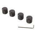 thumbnail image 4 of Flat Top Barrel Knob,4Pcs Guitar Knob Metal Guitar Knob Set Volume Tone Control Knob Enhanced Features, 4 of 8