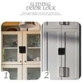 thumbnail image 2 of 2pcs Flipping Latch Gate Bolt Latch Safety Door Lock Catch Stainless Steel Latch, 2 of 9