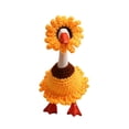 thumbnail image 3 of 7 Inch Desk Goose Outfits, Warm Sunflower Themed Apparel, Elegant Floral Outfit For Magnetic Desk Goose Figure Decor (M#), 3 of 7