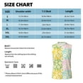 thumbnail image 4 of Bixox Men's Daisies Flowers Printed Shirt Sleeveless Fitness Tank Top-X-Large, 4 of 5