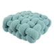 thumbnail image 3 of Cojín tejido para silla, cojín para ventana, estera suave y versátil tejida a mano, almohada de felpa, cojín para asiento para decoraciones de fiesta, Azul, 3 of 8