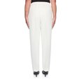 thumbnail image 2 of Alfred Dunner Womens Classic Signature Fit Textured Trousers With All-Around Elastic Waistband, 2 of 2