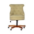 thumbnail image 2 of Linon Sinclair Manager's Chair with Adjustable Height & Swivel, 275 lb. Capacity, Mustard, 2 of 14