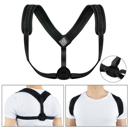 Back Posture Corrector - Adjustable and Comfortable Clavicle Chest Support Brace for Men and Women , Improve Bad Posture, Thoracic Kyphosis, Shoulder Alignment, Upper Back Pain