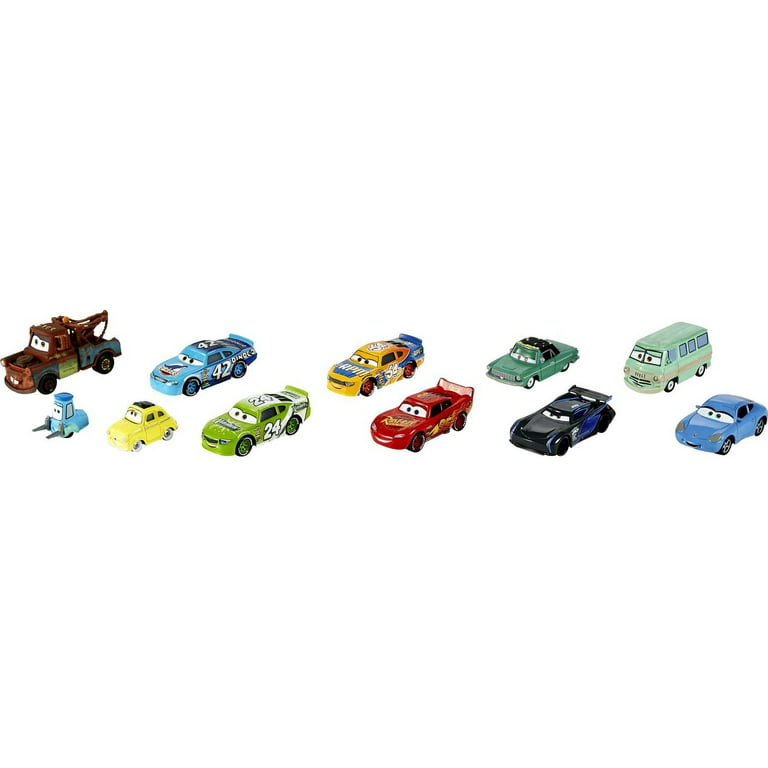 8-Pack Disney Pixar Cars Cars Basics Collection 7-10cm Plastic 1:55