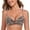 Leopard, variant on RELLECIGA Women's Push Up Twisted&nbsp;Front Underwire Bikini Top Bathing Suit Top Size L