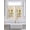 Yellow, variant on Sunflower Living Room Curtains 2 Panel, Vintage Botanical Cafe Window Treatment, Farmhouse Bedroom Bathroom Kitchen Curtains Drapes 104"x45"