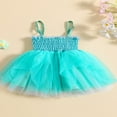 thumbnail image 3 of Robe Princesse en Tulle pour Bébé Fille, Décontractée, Sans Manches, Ligne A, Robe de Fête, 3 of 8
