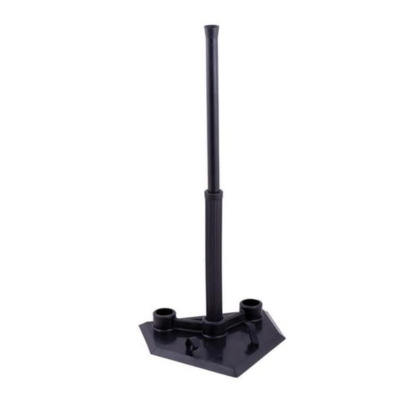 Portable Batting Tee, Black - 3 Position