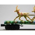 thumbnail image 3 of MTH RAILKING CHRISTMAS SANTA SLEIGH & REINDEER (GREEN) O GAUGE 30-76918, 3 of 10