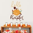 thumbnail image 5 of NSESSHome Clearance Fall Thanksgiving Pumpkin Wall Stickers Autumn Leaves and Stick Wall Art Decals for Kitchen Dining Room Bedroom, 5 of 7