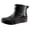 Red, variant on Men’s Fashion Ankle Rubber Rain Boots, Waterproof Non-Slip All Season Slip On Work & Fishing Footwear for Outdoor Muddy Wet Conditions Yellow 7.5