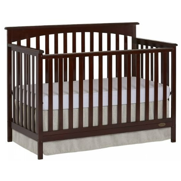 Davenport 5 In 1 Convertible Crib Java Walmart Com Walmart Com