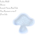 thumbnail image 5 of Mushroom Silicone Freshie Mold for Car Candles  4 x 4 Nature Dot Boho Teenager Trendy Car Freshener Shape Heat Resistant Oven Bake, 5 of 6