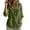 *Army Green, variant on Women's Cotton-Linen Button Down Shirt , Ladies' Lightweight Long Sleeve Blouse , Casual Collared Tunic For Women,Army Green,S-2XL