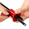 thumbnail image 3 of Calibrador de Rueda de Doble Cabezal, Herramienta de Dibujo de Líneas Paralelas de Aluminio, Regla de Trazado para Carpintería con Escala en Pulgadas y mm B, 3 of 5