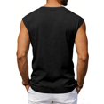 thumbnail image 3 of Mens Sleeveless Shirts Gym Workout Tank Tops Cut Off Shirts Athletic Muscle Loose Fit Tops for Summer Beach Vacation, 3 of 6