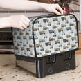 thumbnail image 7 of Balery Tractor and Dumper Pattern Oven Cover Kitchen Bread Machine Protector, 2 Slice Toaster Cover for Home, Anti Dust Fingerprint Coaster Cover, 7 of 7
