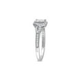 thumbnail image 4 of 1/2 Carat (Ctw H-I, I2-I3) Princess-Cut Diamond Engagement Ring in 10K White Gold, 4 of 6