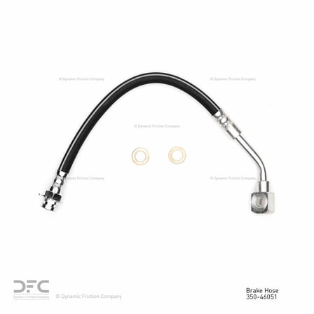 Rear Lower Left Dynamic Friction Company Brake Line Hose 350-46051 For 1993 Cadillac Allante, 1993-1995 Cadillac Eldorado, 1993-1995 Cadillac Seville, 1994-1995 Cadillac DeVille