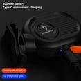 thumbnail image 2 of Luz trasera de bicicleta LED recargable de 3 modos tipo C Luz trasera impermeable (azul), 2 of 5