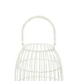 thumbnail image 5 of DecMode 9"W, 16"H Metal Modern Candle Lantern, White, 1 - Piece, 5 of 9