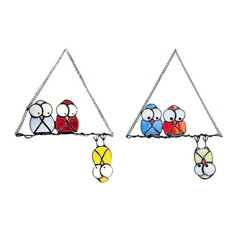 

Hanging Stained Hanging Species Birds Bird Acrylic Suncatcher Pendant Window Home Decor