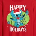 thumbnail image 2 of Lilo & Stitch - Happy Holidays - Men's Long Sleeve T-Shirt, 2 of 4