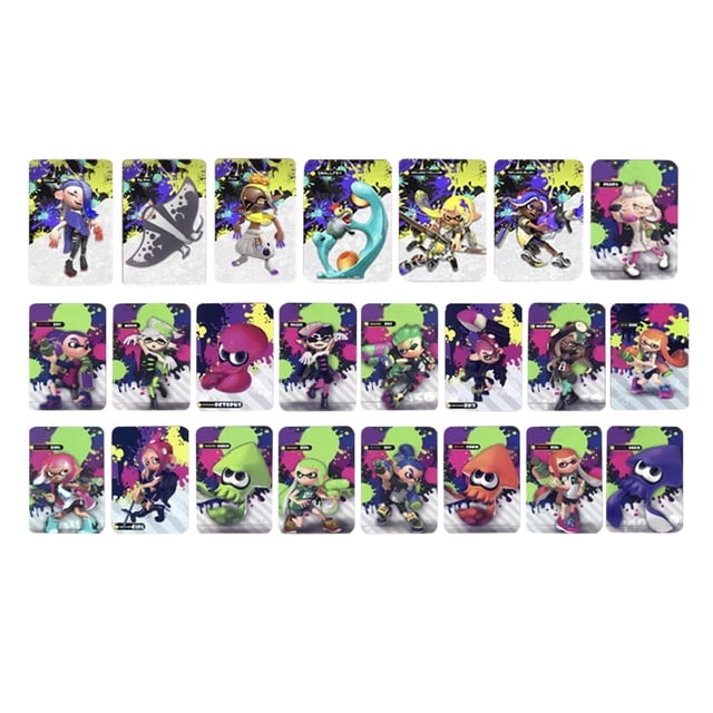 Tarjetas Amiibo NFC Tag FLhrweasw para Splatoon 3 3 Uds.