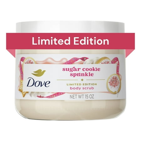 Dove Limited Edition Holiday Treats Body Scrub Sugar Cookie Sprinkle, 15 oz