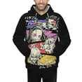 thumbnail image 5 of Demon Slayer Mens Active Sweatshirts Cozy Hoodie 3d Graphic Sweater Casual Winter Clothes Tops Coat 3x-Large, 5 of 7
