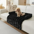 thumbnail image 4 of Cozy Dog Mat for Couch Calming Bed with Fuzzy Washable Furniture Protector Blanket for Puppies and Cats, 4 of 7