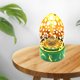 thumbnail image 5 of Quemador de incienso dorado, decoración de carbón, soporte para espirales de incienso, tapa de escritorio verde con tapa, 5 of 9