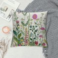 thumbnail image 2 of Creowell Sage Green Pillow Covers , Spring Wildflower Plant Throw Pillows Case,Seasonal Floral Outdoor Decorative Flowers Farmhouse Decor Cushion Covers for Home Sofa Bed Couch, 2 of 5