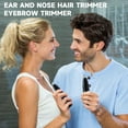 thumbnail image 2 of Huauoo Rechargeable Nose and Ear Trimmer, Unisex, Black, 2 of 5