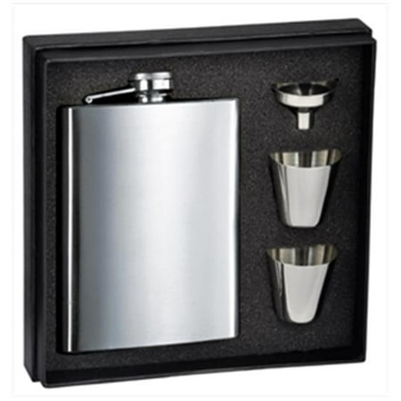 

Visol VSET5004B 8 oz Stainless Steel Flask Gift Set