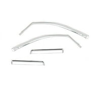 Putco 480137 Element Chrome Window Visor Fits select: 2015-2017 RAM 1500 SLT, 2012 DODGE RAM 1500 SPORT