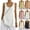 09# White, variant on Linen Tops for Women Comfy Lounge Wear Summer Sleeveless Crewneck Shirt Casual Blouse Loose Fit Gauze Cami Shirts Yellow L
