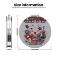 thumbnail image 3 of Qekee The Binding of Isaac Print Compact Makeup Mirror Folding Mini Pocket Mirror Portable Hand Mirror Double-Sided 2 x 1x Magnification for Woman Girls-Round Shape, 3 of 9