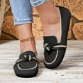 thumbnail image 5 of Wowcloth Woman's Casual Slip-On Flats, Bow Detail with Two-Tone Round Toe, Fashionable and Comfortable Flat Shoes for Daily Wear and Leisure, 5 of 9