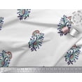 thumbnail image 3 of Soimoi Polyester Crepe Fabric Leaves,Floral & Paisley Block Decor Fabric Printed Yard 52 Inch Wide, 3 of 3