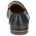 thumbnail image 4 of Sebago Mens Norwich Penny Bison Leather Loafers in Black, 4 of 5
