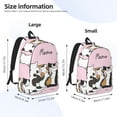 thumbnail image 4 of Daiia Cute Cats Vintage Canvas Backpack for Men and Women ,Hiking Backpack,Travel Laptop Bag for School,Large Capacity Backpack, 4 of 8