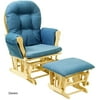 Customize - Storkcraft Glider and Ottoman, Natural Finish
