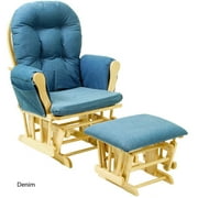 Customize - Storkcraft Glider and Ottoman, Natural Finish